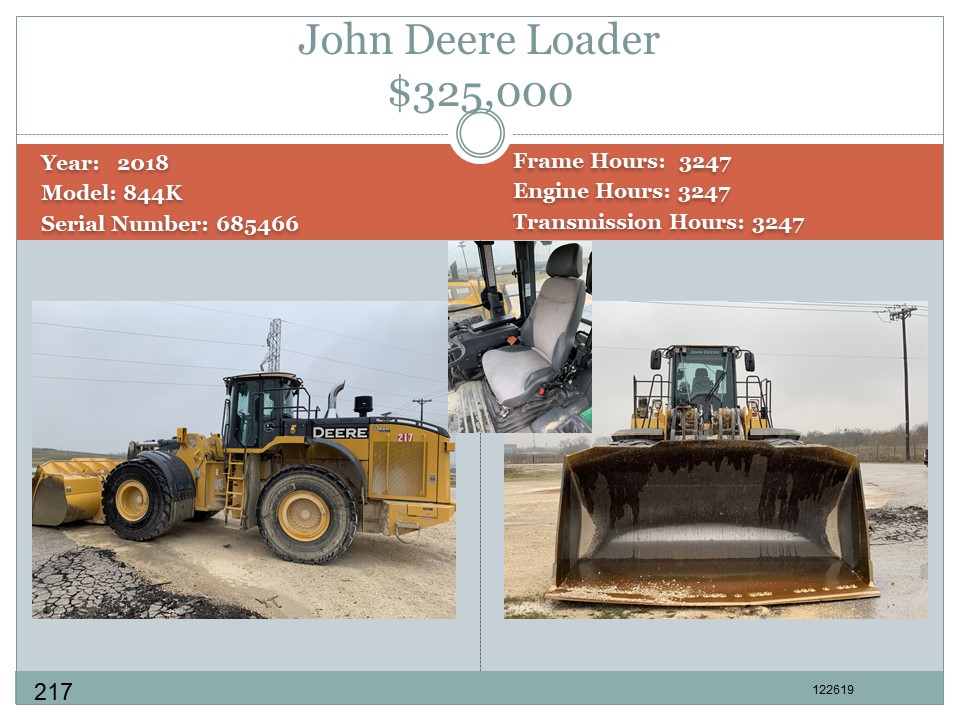 Equipment For Sale Texas Crushed Stone Co.